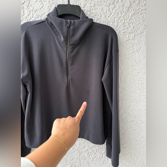 Athleta quarter zip women’s sweatshirt Medium AS IS - Picture 11 of 11